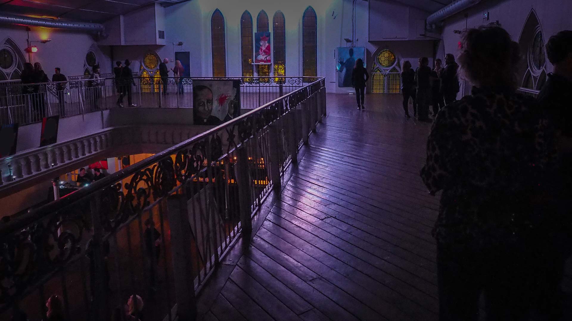 Church Dark & Wounded Exhibit